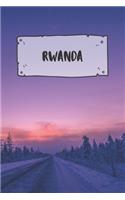 Rwanda: Ruled Travel Diary Notebook or Journey Journal - Lined Trip Pocketbook for Men and Women with Lines