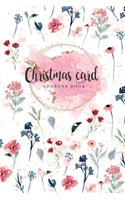 Christmas card address book