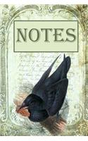 Notes - Crow Lined Journal