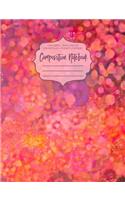 Composition Notebook College Ruled 140 Pages: Magic Pink and Purple Days Writing Notebook for School, College Ruled Notebook for Girls