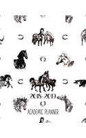 2018-2019 Academic Planner: Weekly and Monthly: Calendar Schedule Organizer and Journal Notebook