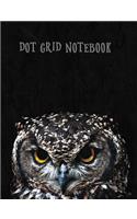 Dot Grid Notebook: Owl Cover 5 MM Dot Grid 100 Pages(Owl Series Notebooks)