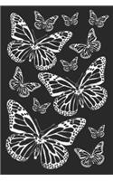 Notebook: Butterfly Notebook 6x9 150 Lined Pages