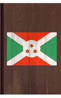 Burundi Flag Journal Notebook