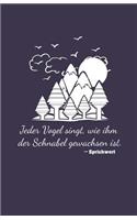 Das Große Vogelbeobachter Tagebuch: Nutze Dieses Notizheft ALS Vogelbestimmungsbuch Dein Notizbuch Für Die Vogelbeobachtung Notiere Dir Die Vogelstimmen in Dein Journal 165 Seiten Mit 