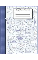 Graph Paper Notebook: Graph Paper Composition Notebook, Grid Paper Notebook, Quad Ruled, 100 Sheets (Large, 8.5 X 11)