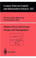Human Error and System Design and Management