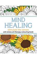 Mind Healing Anti-Stress Art Therapy Colouring Book