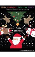 Christmas Kids Activity Coloring Book