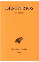 Demetrios, Du Style