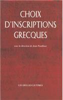 Choix d'Inscriptions Grecques