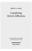 Completing Christ's Afflictions