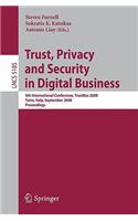 Trust, Privacy and Security in Digital Business