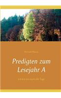 Predigten zum Lesejahr A
