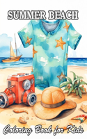 Summer Beach Coloring Book for Kids