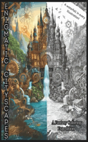 Enigmatic Cityscapes: A Fantasy Coloring Expedition