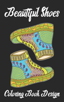 Beautiful Shoes Coloring Book Design
