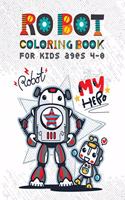 Robot Coloring Books for Kids Ages 4-8