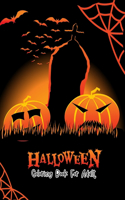 Halloween Coloring Book For Adult