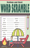 Medium and Hard Word Scramble Book For Adults