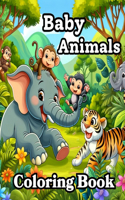 Baby Animals Coloring Book