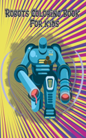 Robots coloring books for kids