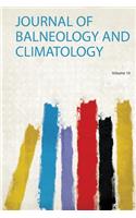 Journal of Balneology and Climatology