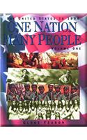One Nation, Many People Se Vol One Hardcover 1995c