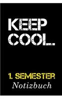 Keep Cool 1. Semester Notizbuch