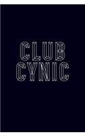 Club Cynic: 6x9 120-page checkered grid notebook journal notepad scribble book diary workbook for philosophers