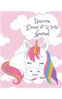 Unicorn Draw and Write Journal: Kids Creative Writing Notebook with Helpful Hints on How to Start Writing a Story and Dot Grid Pages for Working on Rough Drafts Sparkly unicorn Pin