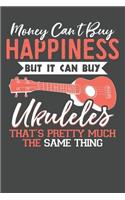 Money Can't Buy Happiness But It Can Buy Ukuleles That's Pretty Much The Same Thing