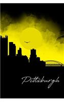 Pittsburgh: A 6 X 9 Inch Matte Softcover Paperback Notebook Journal with 120 Blank Lined Pages and Stunning Cover Design
