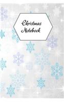 Notebook: Christmas Themed Notebook 9 x 6 125 pages lined