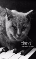 Piano Sheet Music Notebook
