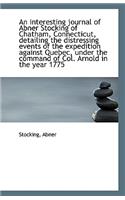An Interesting Journal of Abner Stocking of Chatham, Connecticut