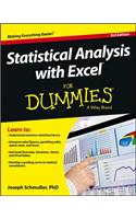Statistical Analysis with Excel For Dummies