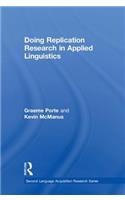 Doing Replication Research in Applied Linguistics