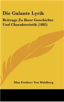 Die Galante Lyrik