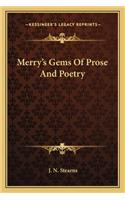 Merry's Gems Of Prose And Poetry