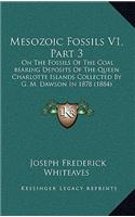 Mesozoic Fossils V1, Part 3: On The Fossils Of The Coal bearing Deposits Of The Queen Charlotte Islands Collected By G. M. Dawson In 1878 (1884)