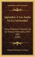Appendice A Los Anales De La Universidad