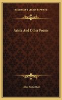 Arista And Other Poems