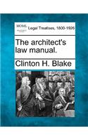 The Architect's Law Manual.