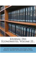 Journal Des Économistes, Volume 22...