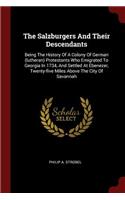 The Salzburgers and Their Descendants