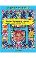 Happy Alphabet Adult Coloring Book