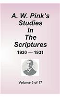 A.W. Pink''s Studies In The Scriptures - 1930-31, Volume 5 of 17: (English)