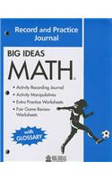 Big Ideas Math: Blue: Record and Practice Journal