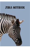 Zebra Notebook: 6x9 Lined Journal For Taking Notes & Journaling, Perfect For Women & Men, Gift Idea For Zebra Or Animal Lovers.